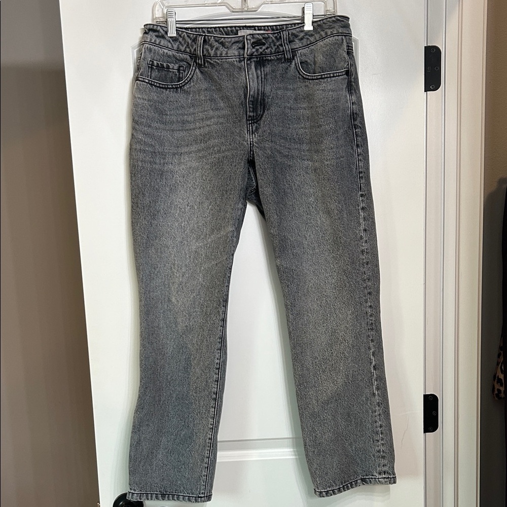 CAbi Blue Lagoon Charcoal Wash Boyfriend Jeans